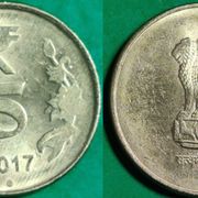 India 5 rupees, 2017 "°" - Noida ***/