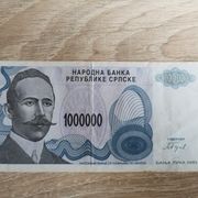 SAO Krajina Banja Luka milion dinara