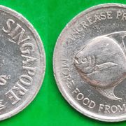 Singapore 5 cents, 1971 FAO - World Food Program ***/+