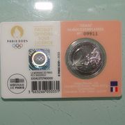 2023 France - 2 Euro Olympic Games Paris 2024 in official coin card