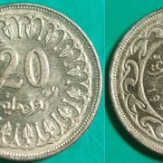 Tunisia 20 millimes, 1418 (1997) ***/