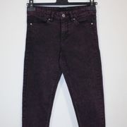 H&M Divided traper hlače ljubičasto-crne boje, vel. 34/XS