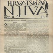 HRVATSKA NJIVA / 1918., God. II., br. 32