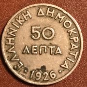 GRČKA 1926 - 50 LEPTA