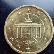 20 centi Njemačka 2018
