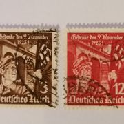 Deutsches Reich Michel 598 - 599 žigosano