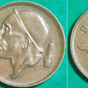 Belgium 50 centimes, 1965 Legend in Dutch - 'BELGIE' ***/