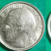 Belgium 1 franc, 1990 1991 Legend in Dutch - 'BELGIË' ***/