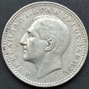 JUGOSLAVIJA, 50 DINARA 1932. LONDON, ALEKSANDAR I. SREBRO