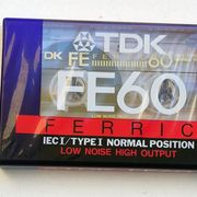 TDK FE60 cassette, kaseta u celofanu ➡️ nivale