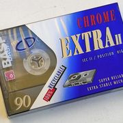 BASF CHROME EXTRA II cassette, kaseta novo u celofanu ➡️ nivale