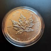 Canada list 5 dollars 2010 /srebro 999  1oz  31,11 gr
