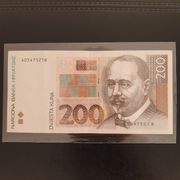 200 kuna iz 1993 godine . Rijetka novčanica