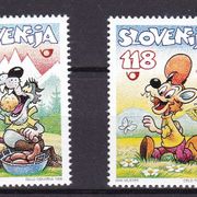 SLOVENIJA-1998.,likovi iz crtanih filmova,serija,MNH