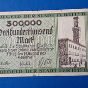 Njemačka 300 tisuca maraka 1923 Furth rjetko