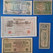Lot zanimljivih starih novčanica