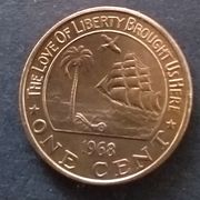 Liberija 1 cent 1968