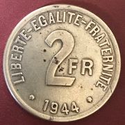FRANCUSKA 1944 - 2 FRANKA