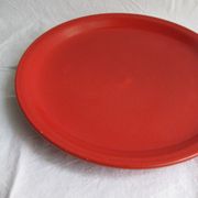 Tanjur plitki. Crveno-trula višnja. Keramika-24 cm. SAND