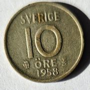 ŠVEDSKA 10 ORE (1958.) (M)