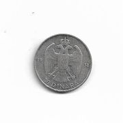 20 dinara 1938 srebro 8,93  grama
