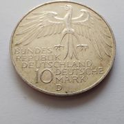 Njemačka 10 Maraka 1972 srebro