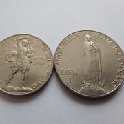 Vatikan 50 Cent.1930 i 1 Lira 1939 XF