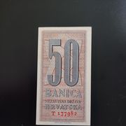 50 Banica NDH 1942. UNC