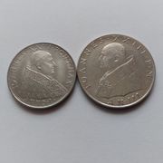 Vatikan 50 i 100 Lira 1961/62 AUNC