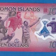 SOLOMON   ISLANDS 10 DOLLARS 2023  POLIMER UNC  JUBILARNA