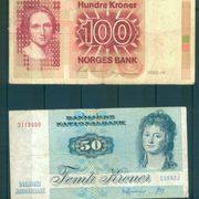 DVIJE NOVCANICE, DANSKA NORVESKA, 1,00 €