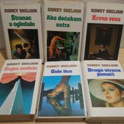 SIDNEY SHELDON ☀ lot 6 knjiga za 10 eura krimi krimić triler