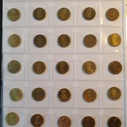 KOMPLET HR kovanica, od 1 lipe do 5 kn (244 kovanice) + 9 jubilarnih