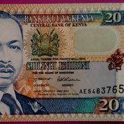 Kenija 20 šilinga UNC rijetka