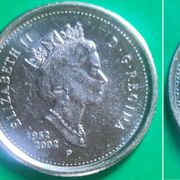Canada 10 cents, 2002 50th Anniversary - Succession of Queen Elizabeth ***/