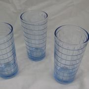 Čaše modre - MREŽASTE. 3 komada, 2 dcl. SAND