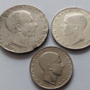 Kraljevina Jugoslavija 10,20 i 50 Dinara 1938 srebro