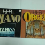 2LP HI-FI PIANO & HI-FI ORGEL (Bach, Mozart, Beethoven, Liszt…) 2 x VG+/EX