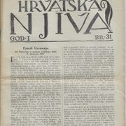 Časopis / HRVATSKA NJIVA  (1917.) God. I., br 31