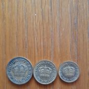 Lot  0,50,1,2  dinara YU -  Kraljevina 1938.