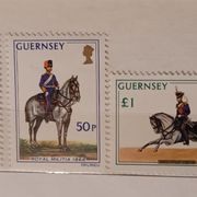 SVE PO 1 euro! Guernsey, Belgija, Staffa - konjanici, vojska, odore