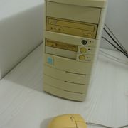 Retro DTK kompjuter sa Windowsima 95,stari genius mis,ispravan pc radi