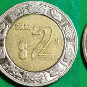 Mexico 2 pesos, 2016 ***/