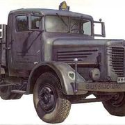 Maketa kamion Bussing Nag L4500S Kursk Luftwaffe 1/35 1:35