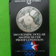 United States - One Dollar 1983 - Srebro /6/