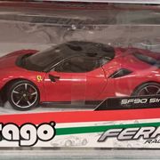 Metalni model maketa automobil Ferrari SF 90 Stradale 1/24 1:24