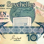 Seychelles 10 Rupees 1989, UNC, P-32