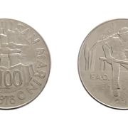San-Marino 100 Lire 1977-var2 ili 78 ili 79 ili 80 ili 81 ili 90
