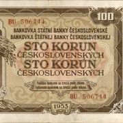 CZECHOSLOVAKIA 100 KORUN 1953