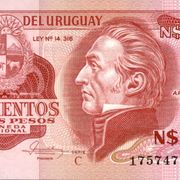 Uruguay 500 New Pesos 1991  UNC